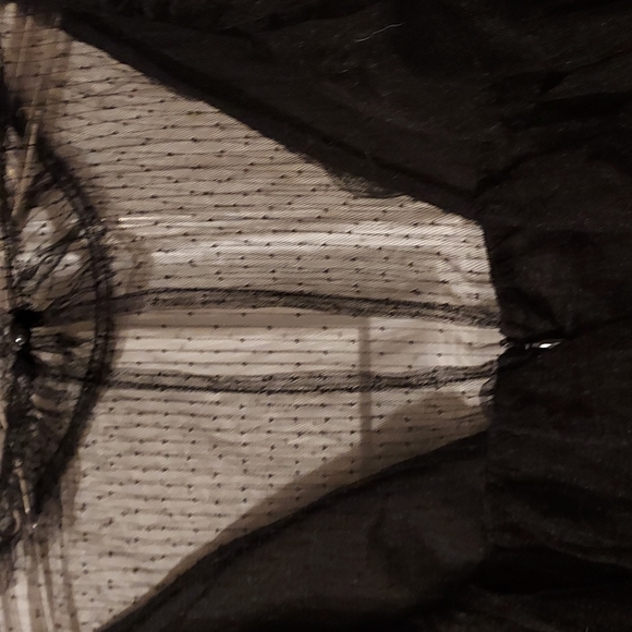 NWOT Women's Shein Black Mesh Lace Dress Size M - Picture 7 of 8